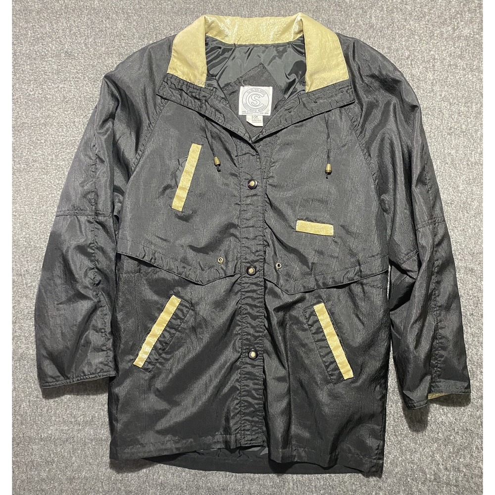 VTG BE IN THE CURRENT SEEN Windbreaker Jacket Size S/CH